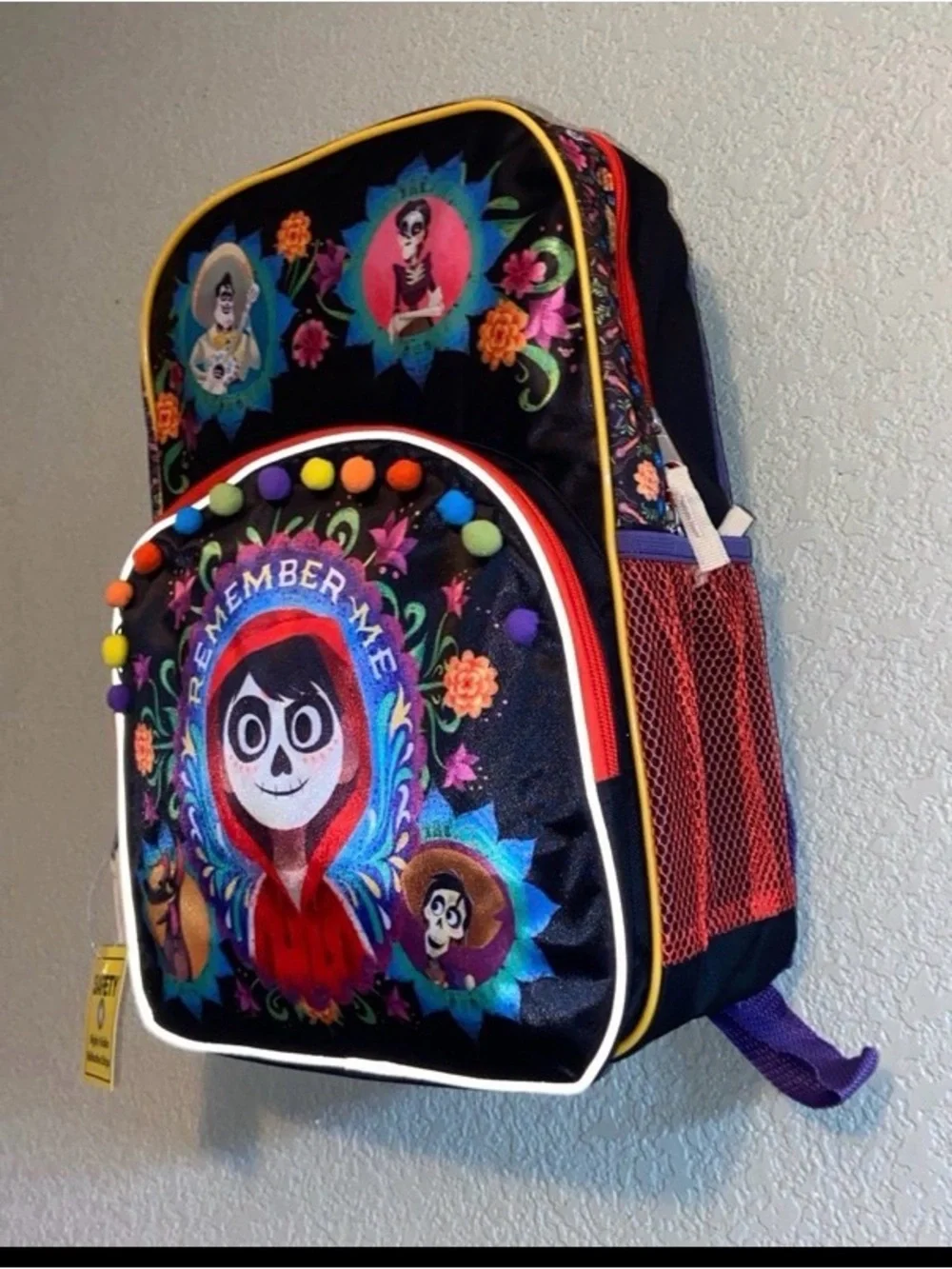 Disney COCO Movie Large Reinforced School Backpack -Remember Me- 16”H x 12”W - Picture 4 of 5